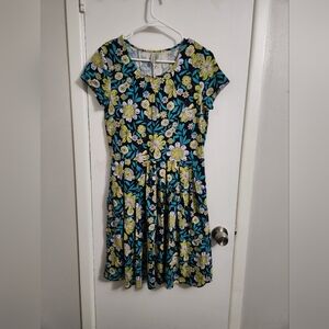 Floral Short Sleeve Dress